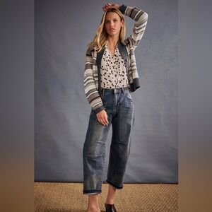 NWT Cocoa Striped Cardigan Size L